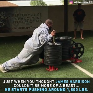 James Harrison's workouts continue to be absolutely mind-blowing. | CBS Sports
