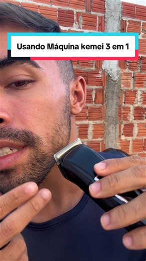Máquina Kemei 3 em 1: Teste completo e resultados
