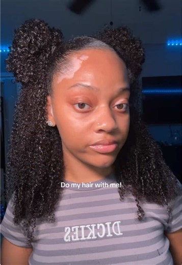 Do My Hair With Me: Easy Half-Up Half-Down for Type 4 Hair