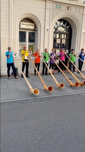 Swiss Alphorns, traditional instruments used my Swiss shepherds for communication in the Alps #alps