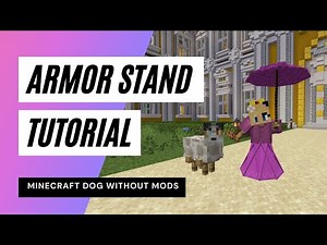 How to build an Armor Stand Dog in Minecraft without Mods! [Java 1.19.4]