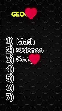 📚 Think you know your school subjects? Test yourself with these 7 easy subject