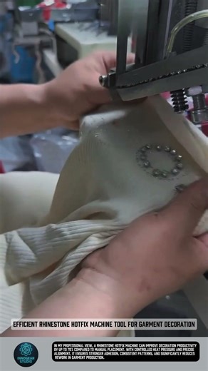 Efficient Rhinestone Hotfix Machine tool for Garment Decoration #tools