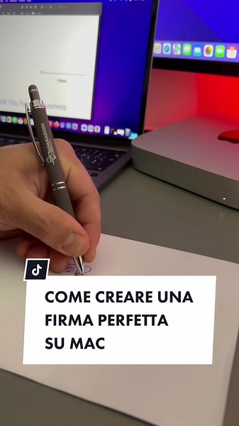 COME CREARE UNA FIRMA PERFETTA SU MAC PER I TUOI DOCUMENTI