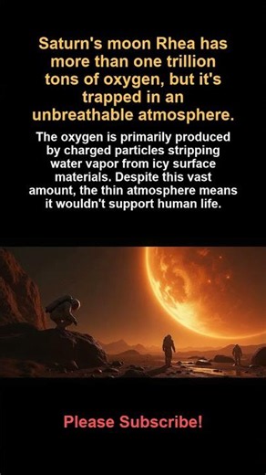 Saturn's Moon Rhea Has More Oxygen Than Earth, But...