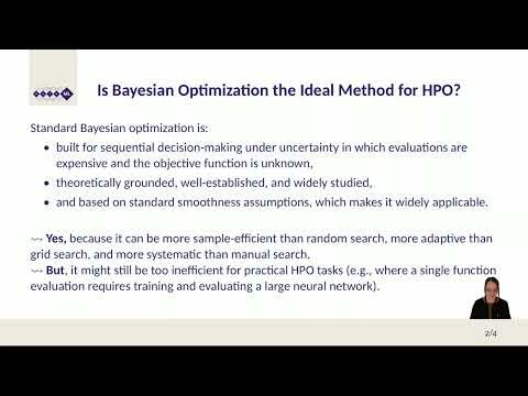 AutoML MOOC Chapter 5.1 - Advanced HPO: The Big Picture