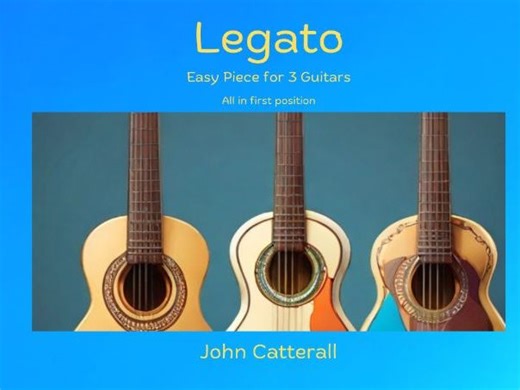 Legato - Easy music for Guitar Trio | Teaching Resources