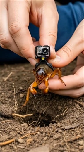 Mole Cricket POV: Underground Tunnels Beneath The Soil.
