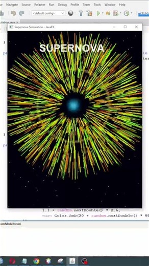 I Simulated a Supernova in JavaFX