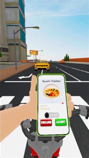 Pizza 🍕 home Delivery simulator #pizza #delivery #bike