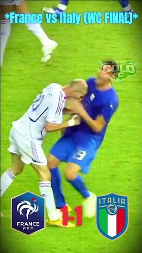 France vs Italy 2006 WC Final #France #Italy #WorldCup2006 #Zidane #FootballHistory #Soccer#WorldCup