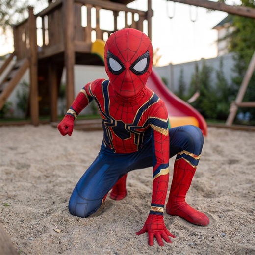 Boys Red Spider Superhero Costume, Kids Full Body Cosplay Jumpsuit, Halloween Party Outfit, Dress-up Suit for Children - Etsy