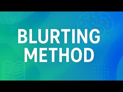 Blurting Method 📝