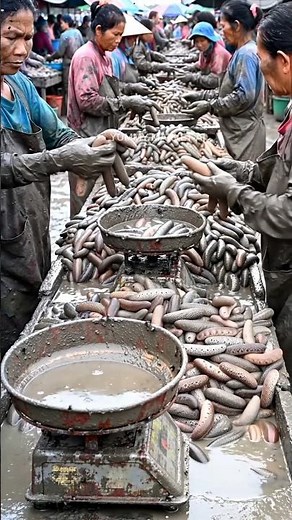 Exploring a Traditional Asian Market Full of Exotic Street Food and Local Vendors.@syarwani-ai