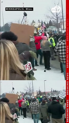 Tear gas used as citizens protest ICE shooting of Renee Nicole Good