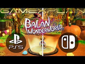Balan Wonderworld Graphics Comparison (Switch vs. PS5 Demo)