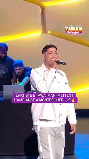 Quand Lartiste et Awa Imani font le show sur scène avec leur tube "Chocolat" 🍫 "La grande soirée des tubes du camping à Montpellier", ce mercredi à 21:05 | W9