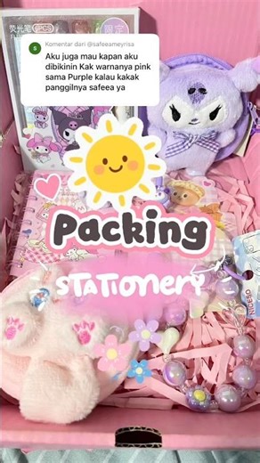 📦💖 PACKING ORDERS FAKE STATIONERY LUCU – ✨ASMR✨ #stationery #packingorders #asmr #trending #fyp