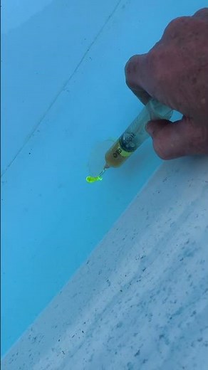 Vinyl lined swimming pool leak detection & repair in Jimboomba