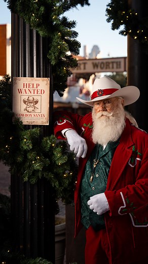 Out in the west on a cold winter day, Cowboy Santa searched for somewhere to stay. Far from the North Pole and feeling alone, He longed for a place that felt like his home. Hoping to spread some holiday cheer, He wished for a sign to suddenly appear. “Help Wanted” it read, and he knew what to do, Work at Hotel Drover, where dreams come true. Cowboy Santa was ready and up for the task, He’d hang his hat here for the holidays at last. Follow along for our Cowboy Santa’s journey at the Drover. #Cow