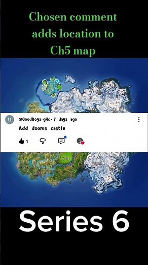 Chosen comment adds location to Ch5 map #fortnite #fortnitemapconcept
