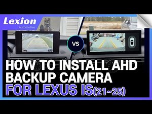 How to install Lexion AHD Backup camera for Lexus IS 2021~2025