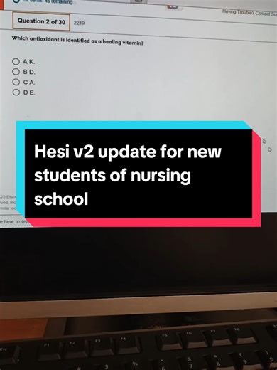 Hesi v2 update for new students of nursing school UPDATED & ACTUAL QUESTIONS AVAILABLE #studytips #nursingstudent #hesi #exam #studywithme
