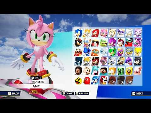 Amy Rose in Shadow's body in Sonic Racing Crossworlds (Watch the Date) DOWNLOAD!