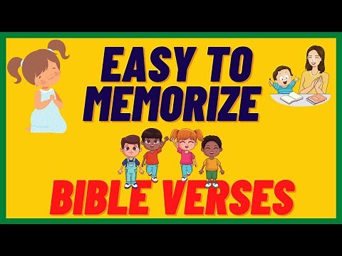 SHORT BIBLE VERSES for CHILDREN / PART 1 / EASY to MEMORIZE / with DIFFERENT LANGUAGES TRANSLATION