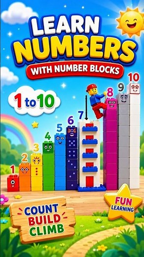 Learn Numbers with Numberblocks and LEGO Blocks Building #asmrvideo #asmr #LEGO #diy #buildingblocks