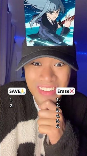 SAVE 2 JJK CHARACTERS, ERASE THE REST 💀😭#jjk #jujutsukaisen