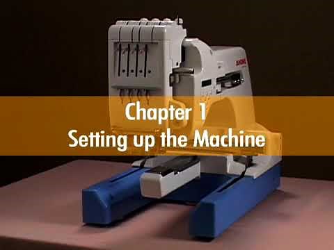 Four Needle Embroidery Machine Janome MB-4 Instructional DVD