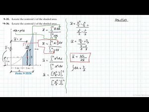 9–36 Center of Gravity and Centroid (Chapter 9: Hibbeler Statics) Benam Academy