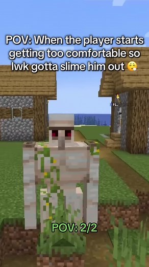POV: Minecraft Player Gets Too Comfortable