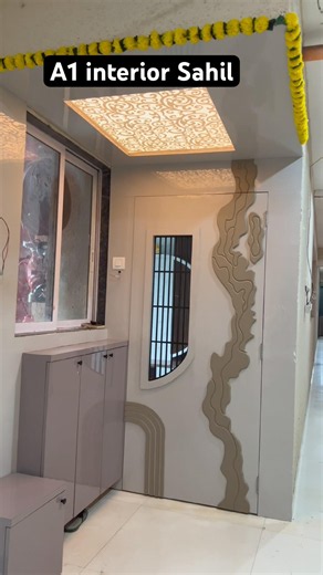 Wooden safety door design ideas !! #doors #interiordesign #shorts #viral