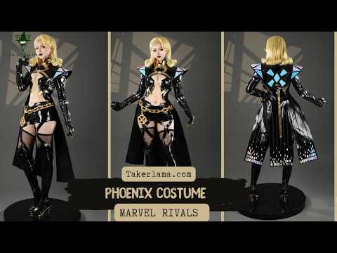 #Takerlama Top Level Marvel Rivals Emma Frost White Queen Cosplay Costume by Takerlama