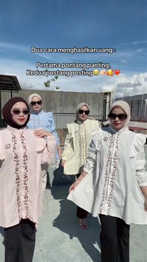 Dua Cara Menghasilkan Uang: Pontang-panting atau Posting?
