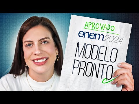 MELHOR MODELO de REDAÇÃO para o ENEM 2024