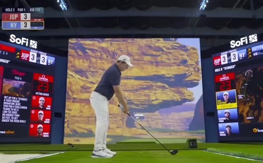 Matt Fitzpatrick on the stinger hole 🎯 #golf #followers➕ #viral | golf