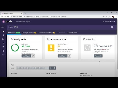 42Crunch API Security Platform: REST API Conformance Scan