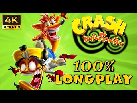 Crash Twinsanity Remastered - Complete 100% Walkthrough (All Gems/All Crystals) 4k 60FPS | 2025