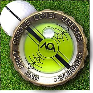 BIRDIE79 SlopeMaster ProGreen Reader – Golf Hat Clip Ball Marker (1 or 2 Pieces), High Precision Green Reading Aid Within 1.5M (4.9 Feet), Golf Accessory for Men and Women