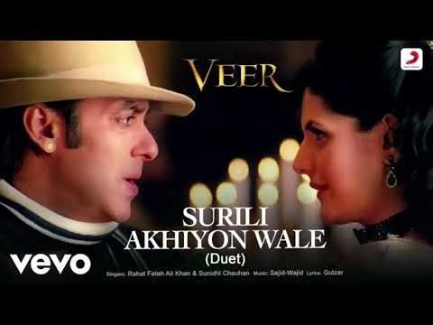 Surili Akhiyon Wale Duet ❤️ | Veer | Salman Khan & Zarine Khan | Rahat Fateh Ali Khan | Love Song