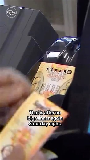 The Powerball jackpot has reached $1.6 billion after no big winners were declared during Saturday's drawing. | CBS Evening News