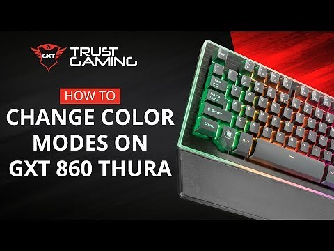 Change Colors: GXT 860 Thura Semi-Mechanical Keyboard