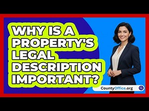 Why Is A Property's Legal Description Important?