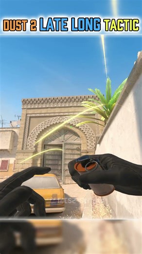 DUST 2 LATE LONG UTILITY TACTIC! #cs2scripts #dust2 #dust2smokes #dust2flash #cs2 #cs2tips