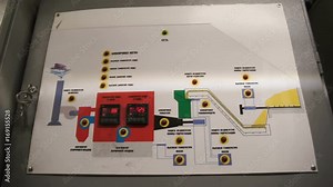 power button - remote control. Red button. Electrical production. energy security - system management. control panel Check the control panel