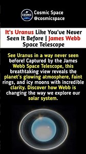 It's Uranus Like You've Never Seen It Before | James Webb Space Telescope #Shorts