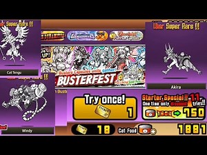 More gambling on battle cats trying to get Sirius or the Grateful Crane from the busterfest banner.